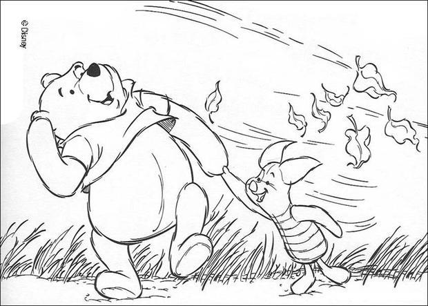 Piglet and winnie coloring pages - Hellokids.com