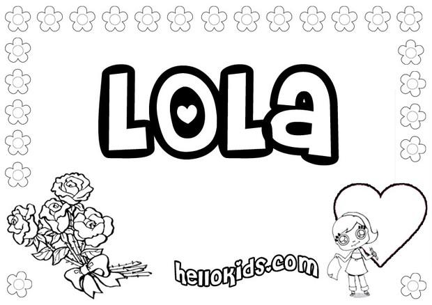 Lola coloring pages - Hellokids.com