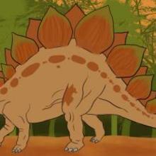 How to Draw a Stegosaurus Dinosaur how-to draw lesson