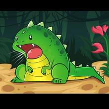 How to Draw an Easy Dinosaur how-to draw lesson