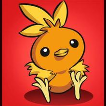 Torchic how-to draw lesson