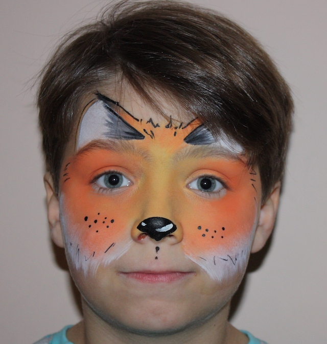 Fox face painting