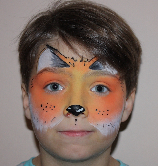 Fox Face Paint Tutorial 