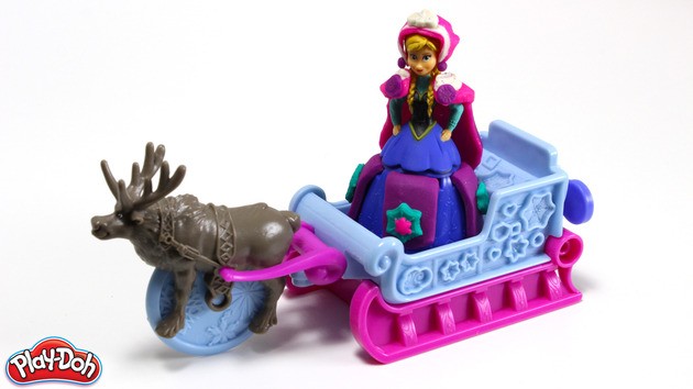 Disney Frozen Play-doh Sled Adventure craft for kids