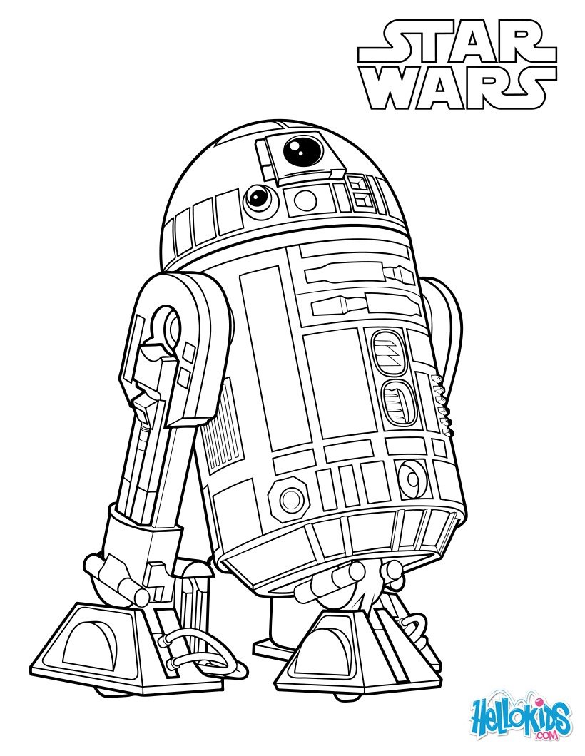 R2d2 Robot Coloring Pages Coloring Pages