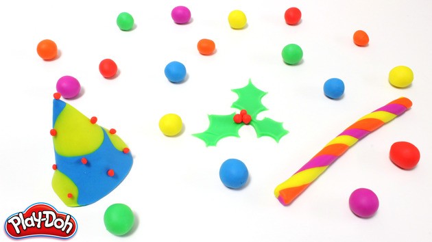 New year Play-doh scene craft for kids