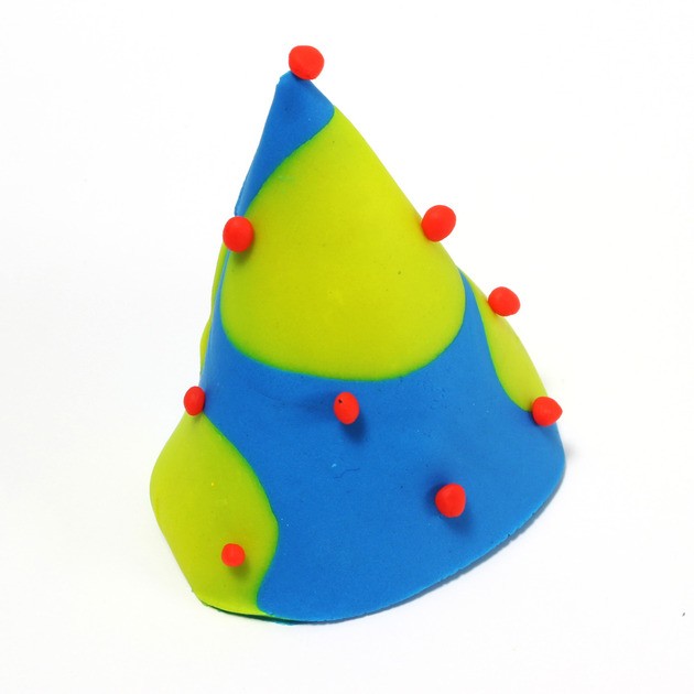 New year Play-doh scene craft for kids