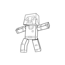 Minecraft Unspeakable Coloring Pages