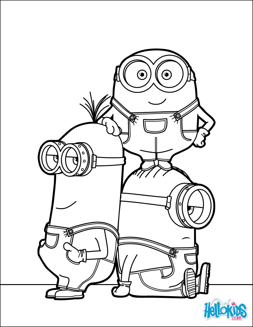 dave the minion coloring pages - photo #4