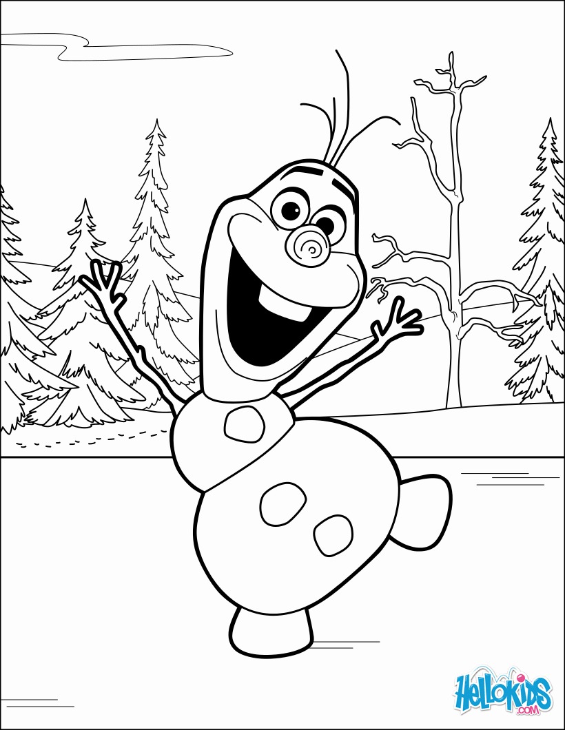 olaf frozen movie coloring pages - photo #26