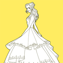 Beauty Beast Coloring Pages 19 Free Disney Printables Page Belle