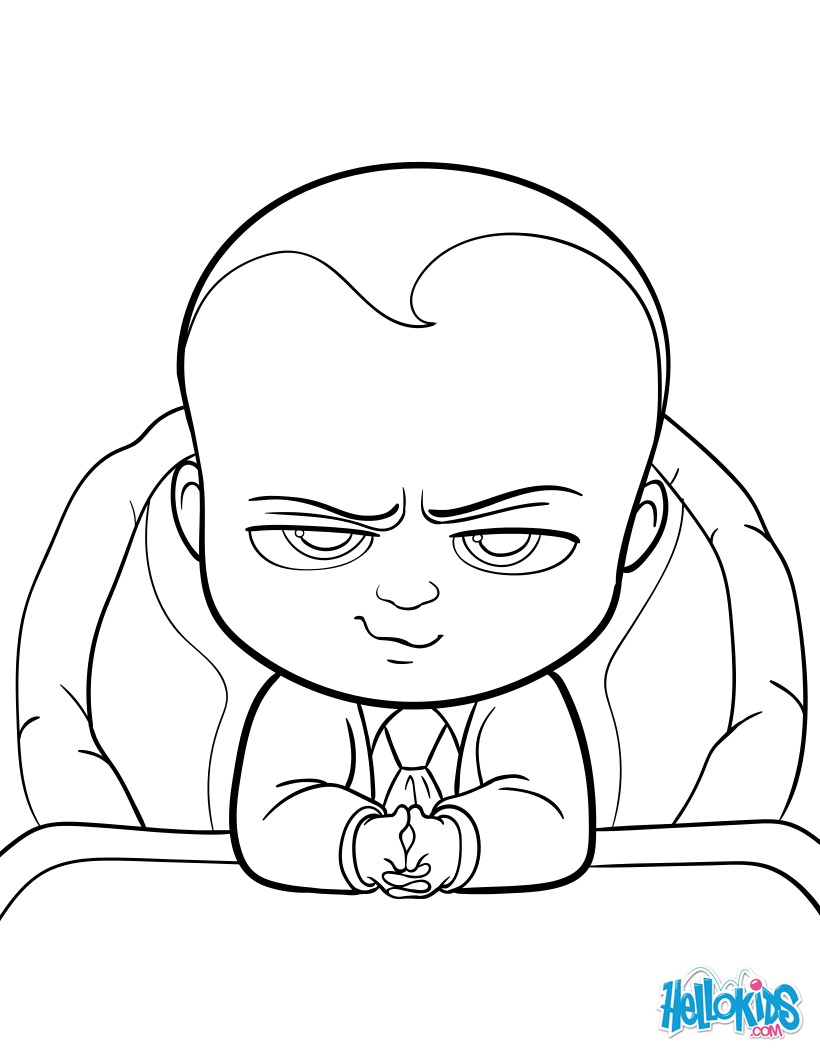 boss baby coloring page tjq