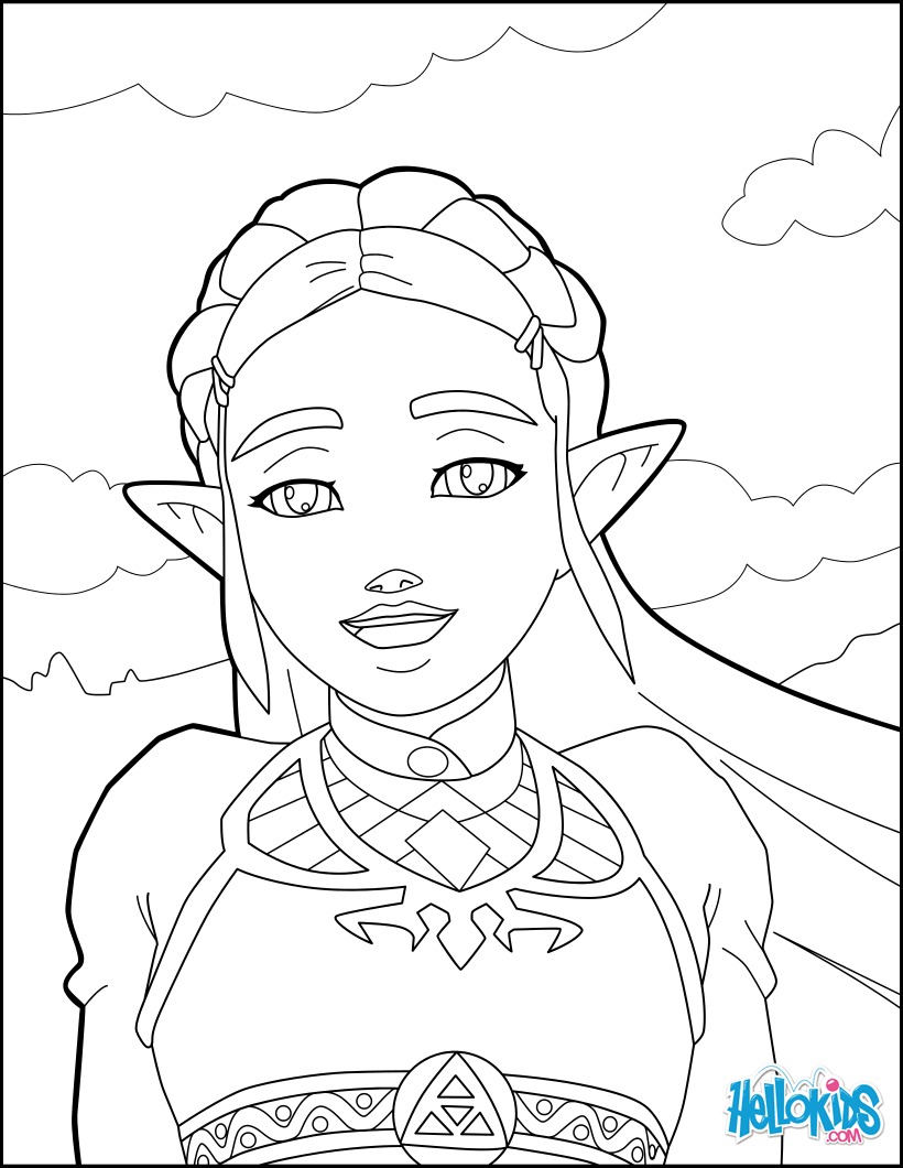 Zelda Breath Of The Wild Pages Coloring Pages