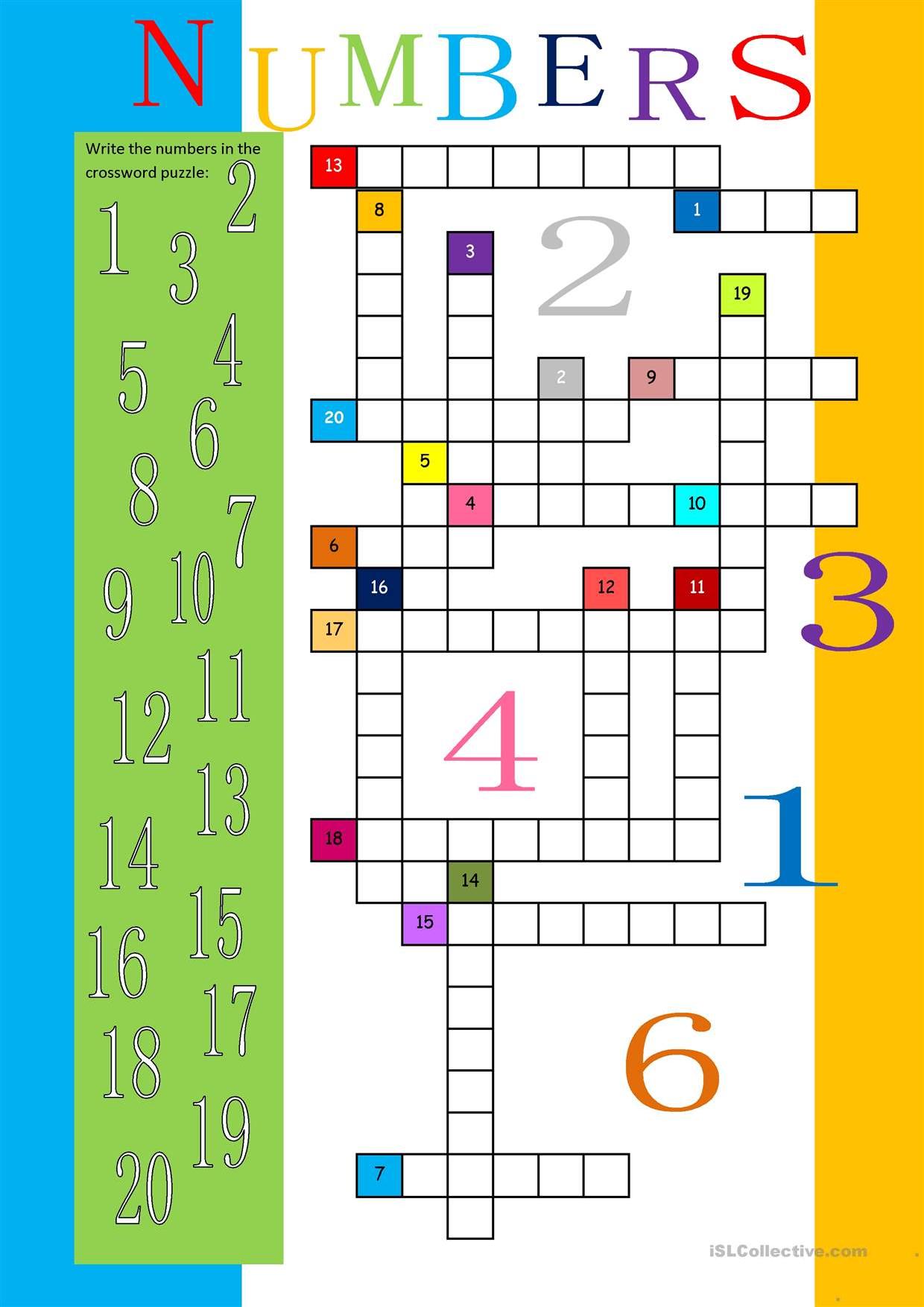 Numbers Crossword 3 Stories To Read Hellokids