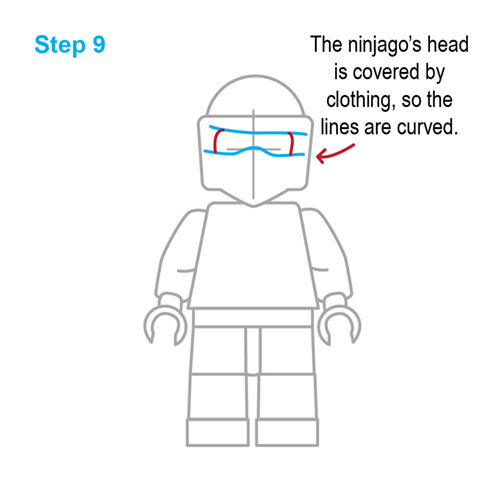 how to draw lego ninjago