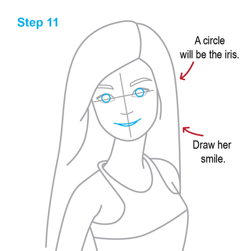 How To Draw How To Draw Barbie Hellokids Com