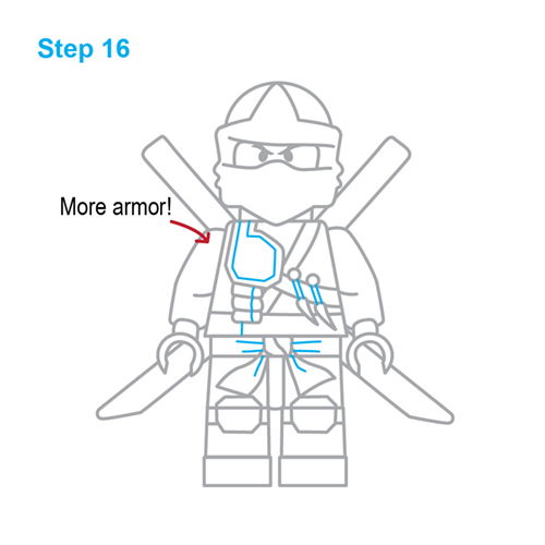 how to draw lego ninjago