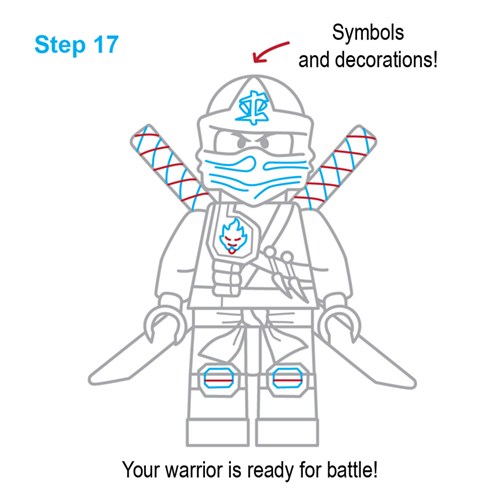 how to draw lego ninjago