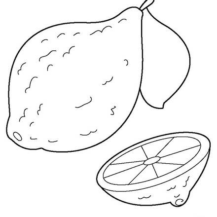 Lemon : Kids Crafts and Activities, Coloring pages, Drawing for Kids