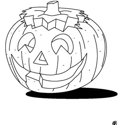 Jack-o-Lantern PUMPKINS coloring pages - Free coloring pages for kids