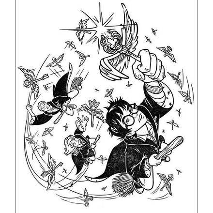 HARRY POTTER coloring pages - 33 HARRY POTTER online coloring sheets