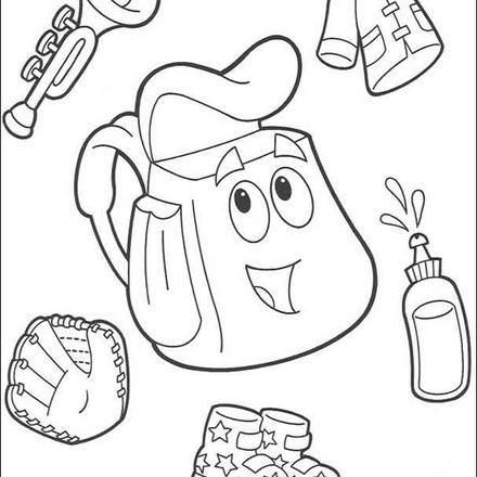 DORA THE EXPLORER coloring pages - 53 printables of your favorite TV