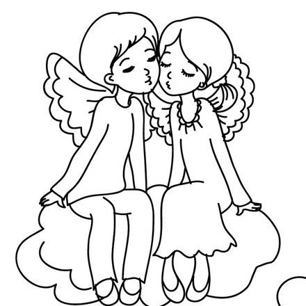Angel : Coloring pages, Free Online Games, Kids Crafts and Activities ...