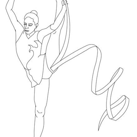 GYMNASTICS coloring pages - Coloring pages - Printable Coloring Pages