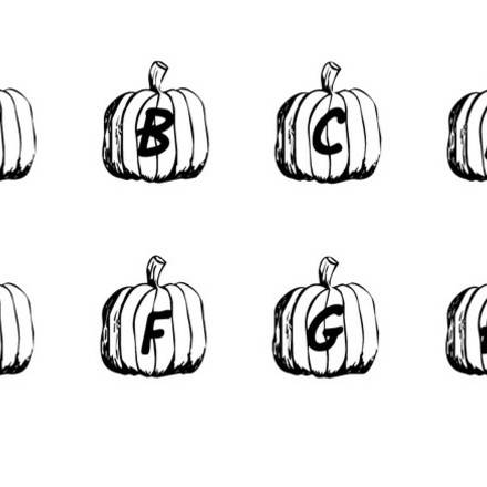 HALLOWEEN letters coloring pages - 11 printables letters for kids