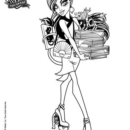Monster High : Coloring pages, Free Online Games, Videos for kids, Kids