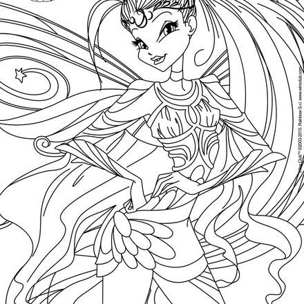 WINX CLUB coloring pages - 85 online toy dolls printables for girls