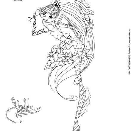 WINX CLUB coloring pages - 85 online toy dolls printables for girls