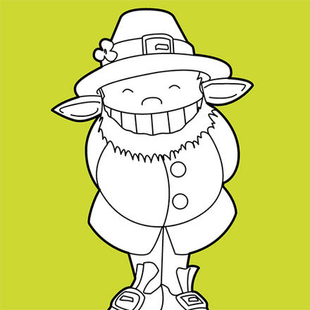 Kids St. Patrick's Day coloring pages, reading, games, crafts and