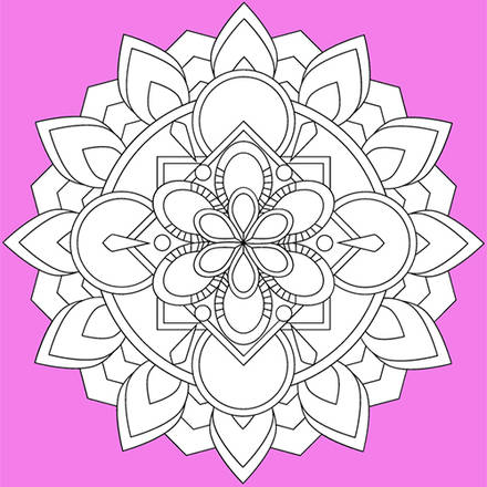 Mandalas for BEGINNERS - Coloring pages - Printable Coloring Pages