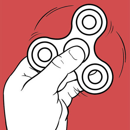Fidget spinners coloring pages - Hellokids.com