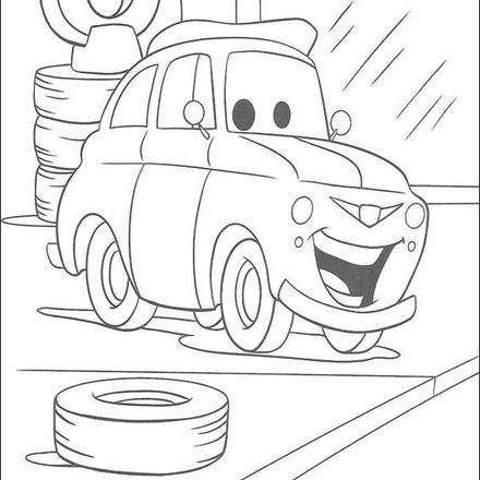 Cars coloring pages - 52 free Disney printables for kids to color online