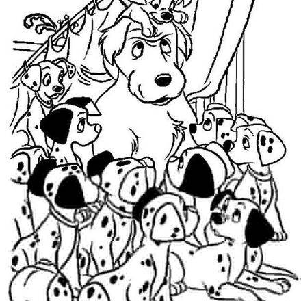 101 Dalmatians coloring pages - 41 free Disney printables for kids to ...