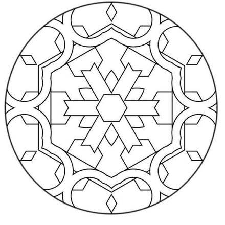 Mandalas for BEGINNERS - Coloring pages - Printable Coloring Pages