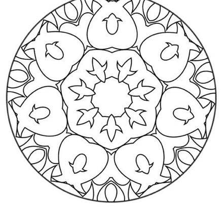 Mandalas for BEGINNERS - Coloring pages - Printable Coloring Pages