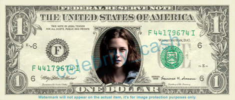 Bella Swan Dollar Bill (color) - Twilight