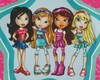my mom made this bratz cake 