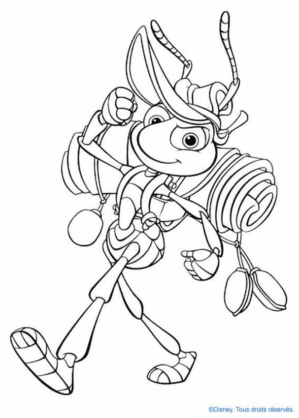 a bugs life coloring pages for kids - photo #19