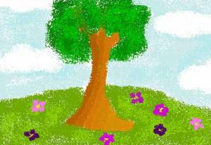 Tree - Draw - KIDS drawings - NATURE drawings - FOREST