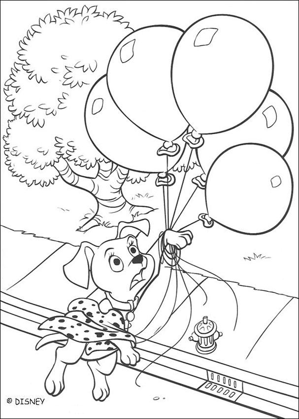 Balloons coloring pages - Hellokids.com