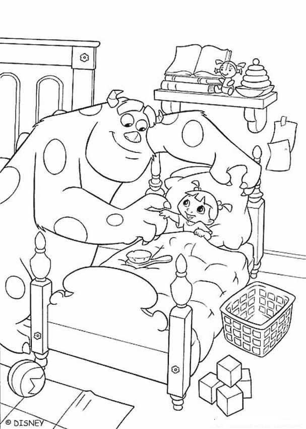 monsters university sulley coloring pages