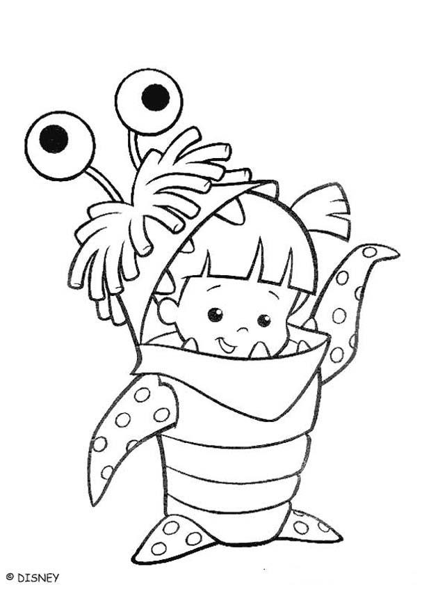 Boo monster coloring pages - Hellokids.com