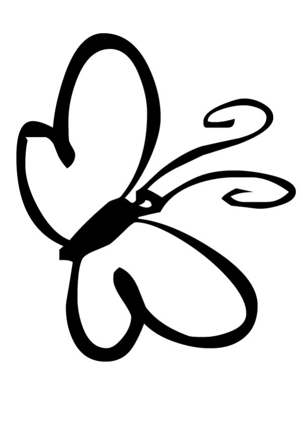 Featured image of post Cute Butterfly Pictures To Color