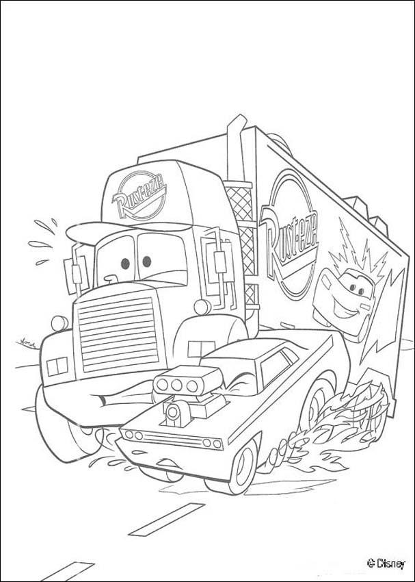 Mack superliner truck coloring pages Hellokidscom