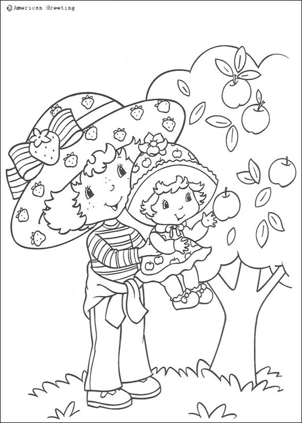 Strawberry Shortcake Apple Dumplin Coloring Pages Hellokids Page Dumpling