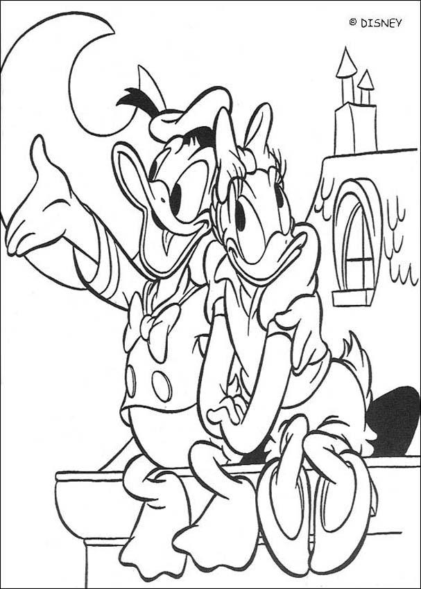 daisy and donald coloring pages - photo #43
